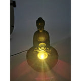 Load image into Gallery viewer, Brown Rulai Buddha Fountain with Light - 29cm
