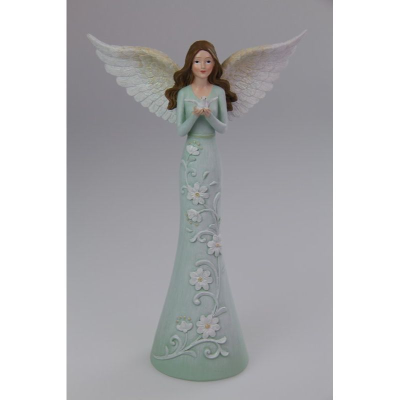 Angel with Floral Dress - 29cm