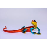 Load image into Gallery viewer, Shiny Marble Look Lizard Wall Art - 27cm
