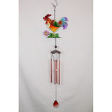 Load image into Gallery viewer, Glass Metal Rooster Wind Chime
