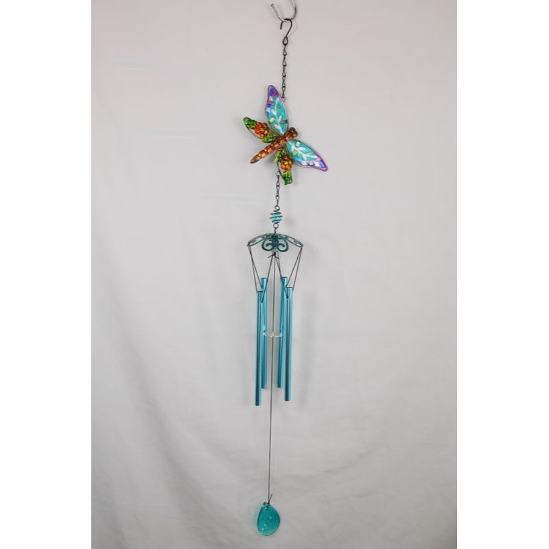 Glass Metal Assorted Wind Chime - 83cm