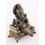 Load image into Gallery viewer, Ganesh Sitting on Lounge - 19cm
