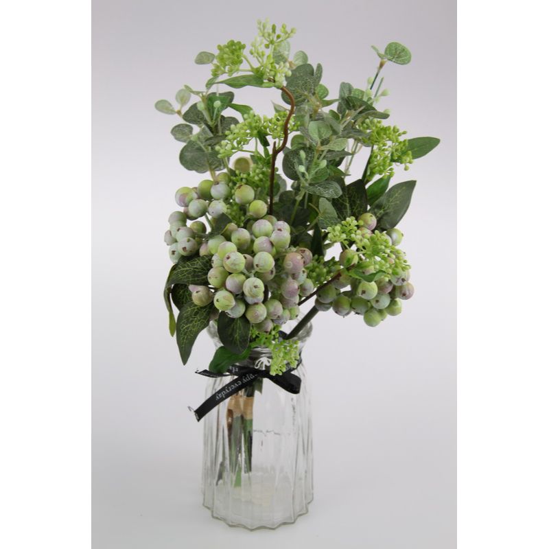 Native Floral Arrangement in Glass Vase - 36cm