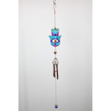 Load image into Gallery viewer, Hamsa Hand Two Tone Wind Chime - Approx 70cm
