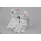 Load image into Gallery viewer, Cherub Couple with Rose Band - 7cm
