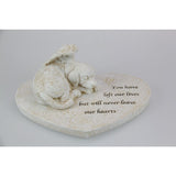 Load image into Gallery viewer, Memorial Dog on Heart Plaque - 19cm
