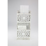 Load image into Gallery viewer, White Twin Hanging Filigree Holder - 43cm

