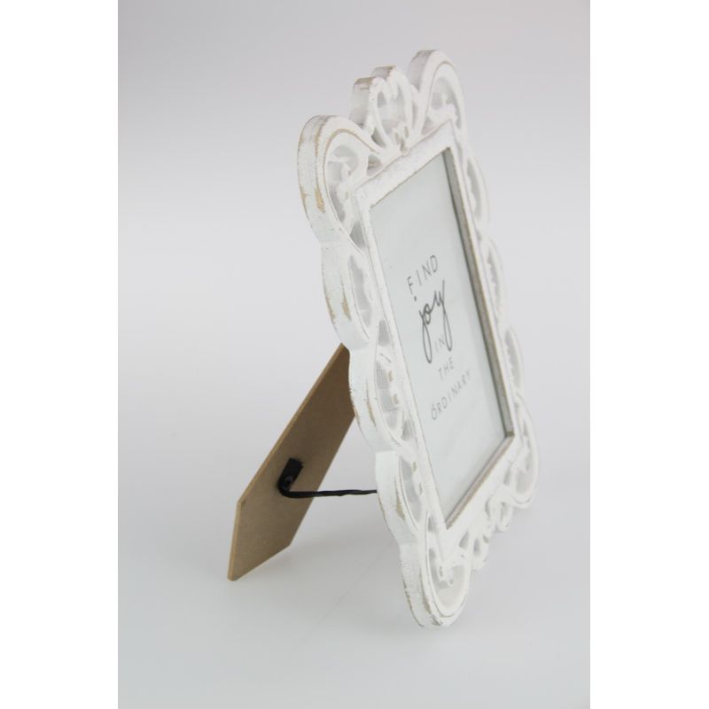 MDF Heart Filigree Photo Frame in Gift Box - 26cm x 20cm