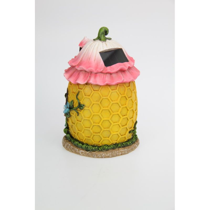 Fairy Garden Honeycomb Solar House - 19cm