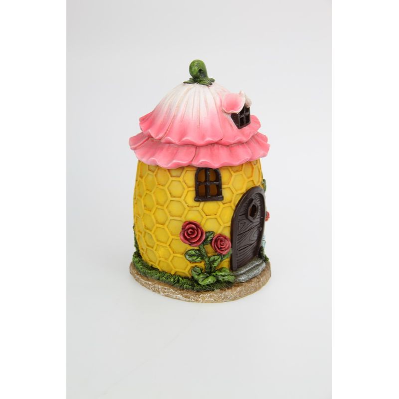 Fairy Garden Honeycomb Solar House - 19cm