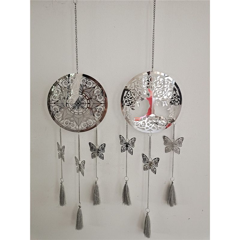 Tree of Life Mandala Hanging Mobile with Tassle - 18cm