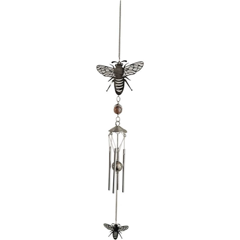 Silver Bumble Bee Wind Chime