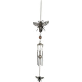 Load image into Gallery viewer, Silver Bumble Bee Wind Chime
