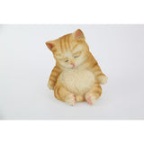Load image into Gallery viewer, Sitting Sleeping Cat Figurine - 13cm
