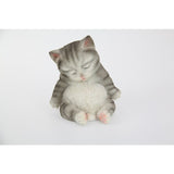 Load image into Gallery viewer, Sitting Sleeping Cat Figurine - 13cm
