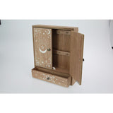 Load image into Gallery viewer, Wiccan MDF Key Cabinet with Drawers - 30cm x 25cm
