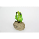 Load image into Gallery viewer, Frog on Rock with Joke Wording - 12cm
