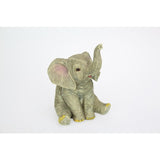 Load image into Gallery viewer, Cute Sitting Grey Elephant with Trunk Up - 20cm
