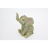 Load image into Gallery viewer, Cute Sitting Grey Elephant with Trunk Up - 20cm
