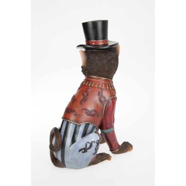 Monkey in Retro Circus Costume - 35cm