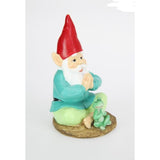 Load image into Gallery viewer, Sitting Yoga Gnome With Frog - 18cm
