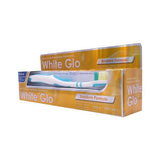 Load image into Gallery viewer, 2 Pack White Glo Smokers Formula Toothbrush &amp; Toothpaste - 100ml
