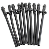 Load image into Gallery viewer, 10 Pack Black Dicky Sipping Straws
