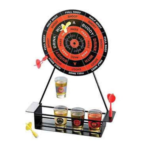 Drinking Darts Including 4 Shots & 4 Darts - 20cm x 28cm