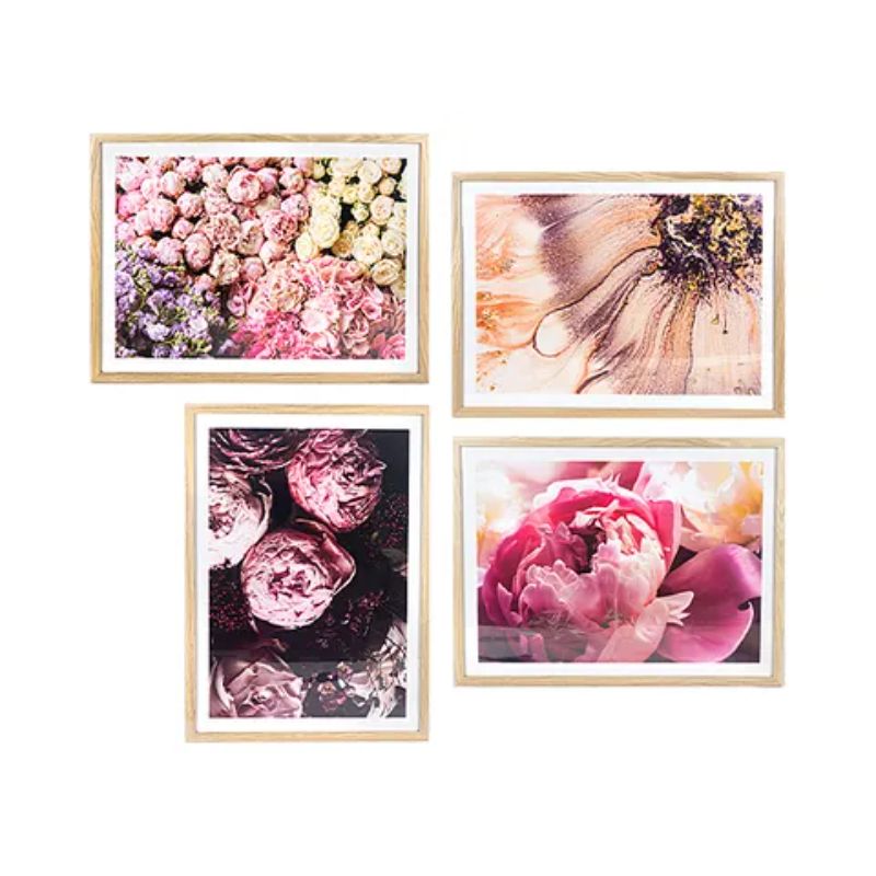 Pink Botanical Framed Print - 50cm x 70cm