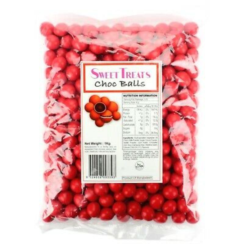 Red Choc Balls - 1kg