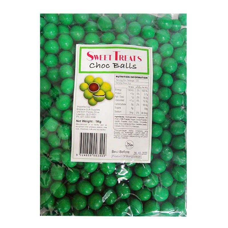 Green Choc balls - 8 bags x 1kg