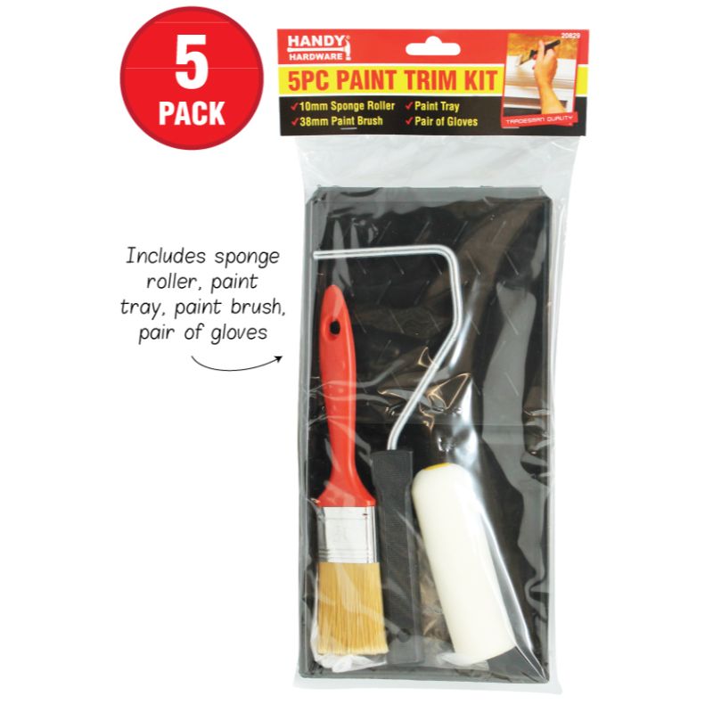 5 Pack Handy Hardware Paint Trim Kit