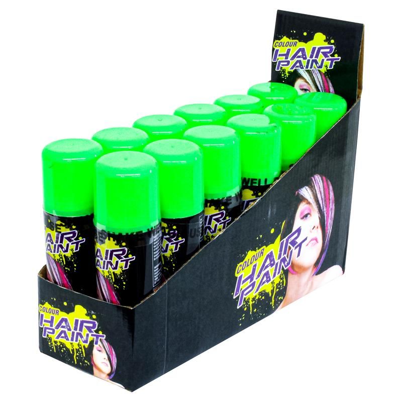 Fluro Green Colour Hair Spray - 125ml