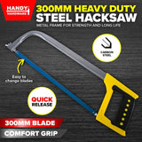 Load image into Gallery viewer, Heavy Duty Steel Hacksaw - 30cm
