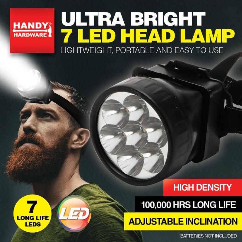 Ultra Bright 7 LED Headlights