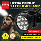 Load image into Gallery viewer, Ultra Bright 7 LED Headlights
