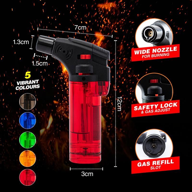 Refillable Blow Torch Gas Lighter - 7cm x 12cm