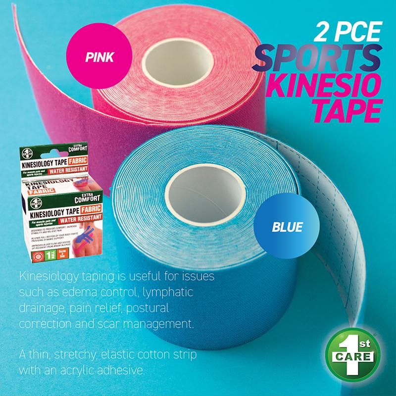 Kinesiology Fabric Tape For Muscle Pain - 5cm x 5cm