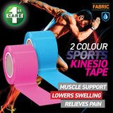 Load image into Gallery viewer, Kinesiology Fabric Tape For Muscle Pain - 5cm x 5cm

