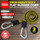 Load image into Gallery viewer, Heavy Duty Flat Bungee Cord - 75cm

