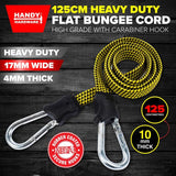 Load image into Gallery viewer, Heavy Duty Flat Bungee Cord - 125cm
