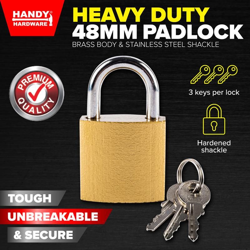 Heavy Duty Pad Lock - 48mm