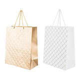 Load image into Gallery viewer, Gold Diamond Large Gift Bag - 26cm x 32cm x 12cm
