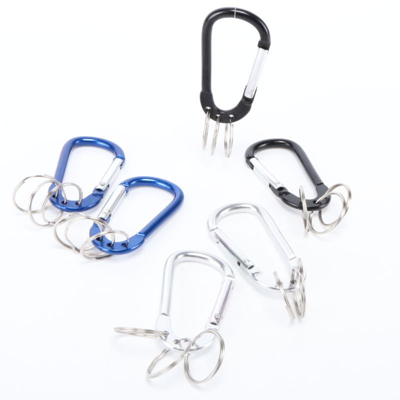 2 Pack Carabiner Hook Keychain - 7.2cm x 0.56