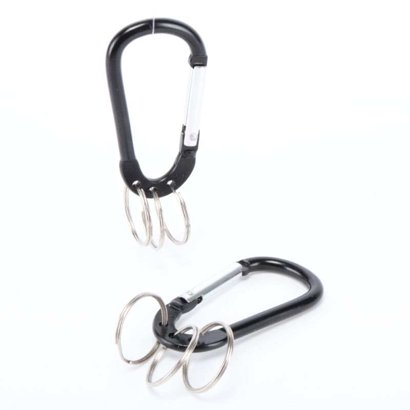 2 Pack Carabiner Hook Keychain - 7.2cm x 0.56