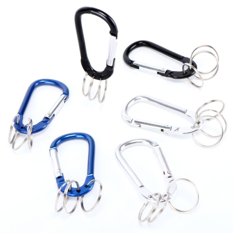 2 Pack Carabiner Hook Keychain - 7.2cm x 0.56