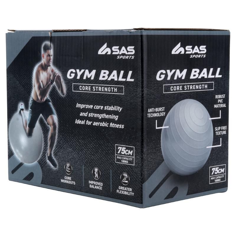 Exercise Gym Ball - 75cm Diameter