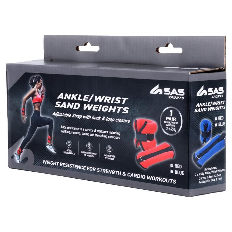 Ankle & Wrist Sand Weights - 24cm x 8.5cm x 7cm