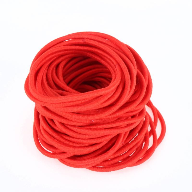 60 Pack Hair Elastic Metal Free Thin Hair Ties