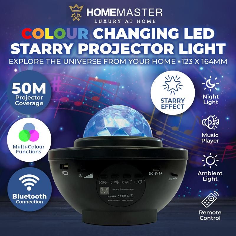 Colour Changing Starry LED Projector Light